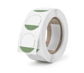 Label 4.5cm round write-on compostable sticker - Vegware