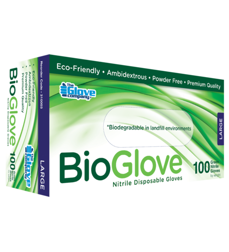 Nitrile Disposable Gloves Biodegradable SMALL - BioGlove