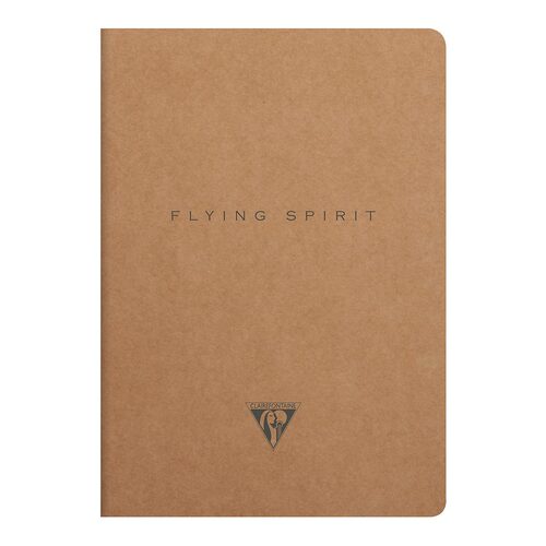Flying Spirit Sewn Notebook A5 Kraft