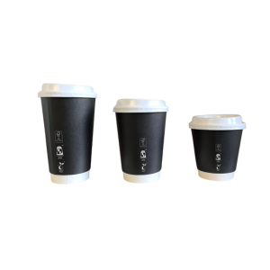 8oz Double Wall Paper Cup (Aqueous coating) Carton 500 - Fortune