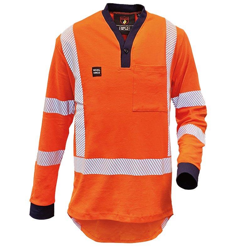 Fr Poloshirt 240Gsm Cotton, Orange Ttmc, 12 Cal-Size Xl